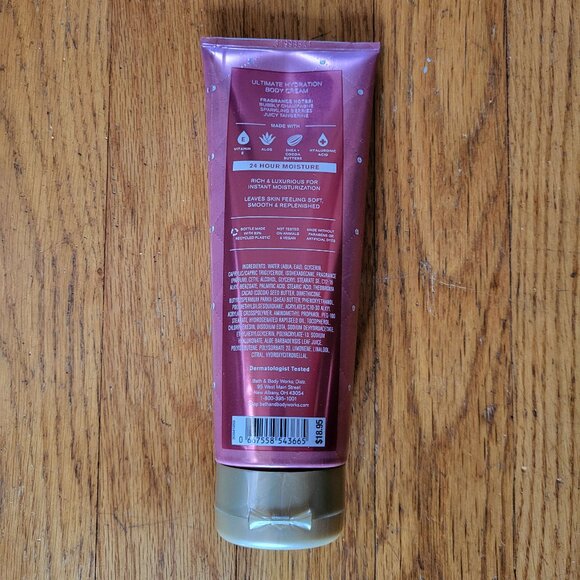 Bath & Body Works Ultimate Hydration Body Cream - Champagne Toast - NWT - Picture 4 of 5